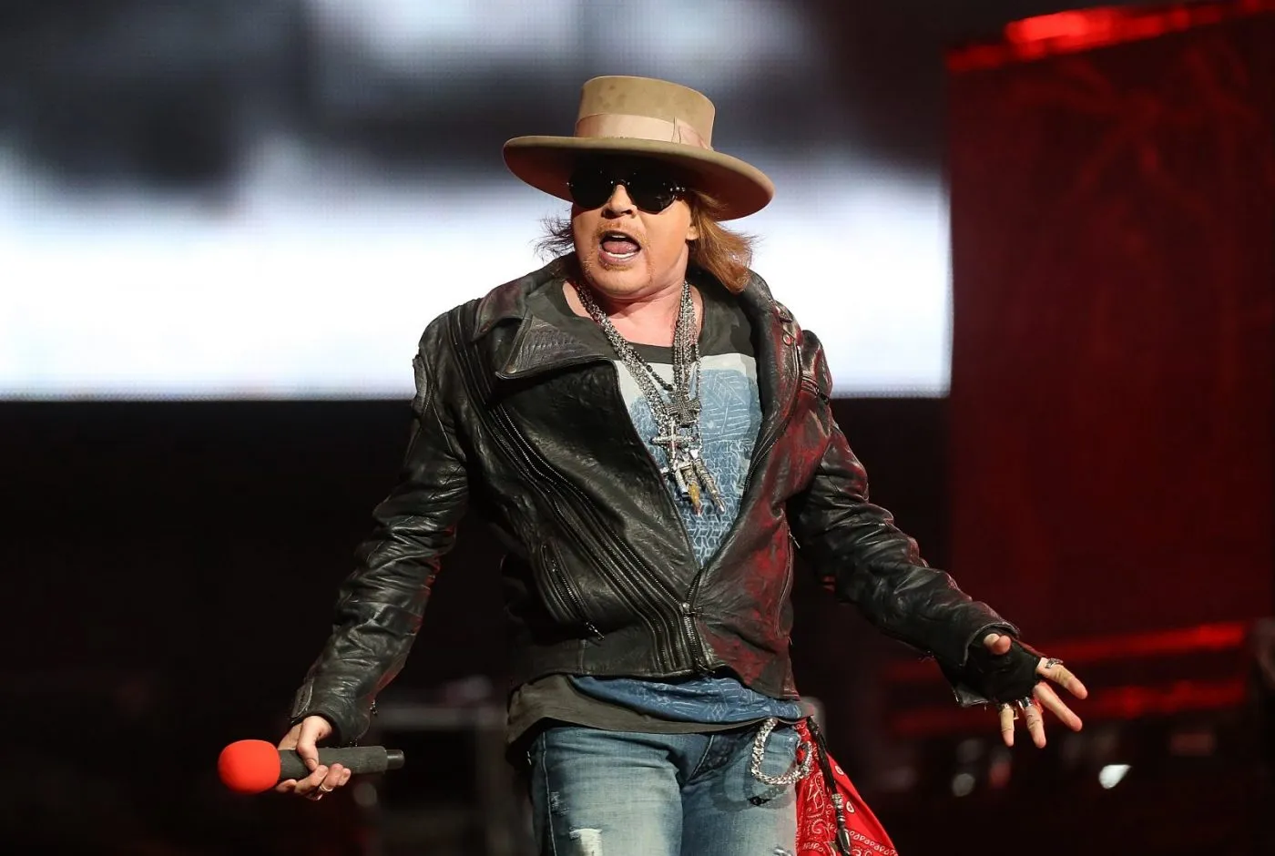 163549359 Axl Rose of Guns N' Roses performs live on stage at Allphones Arena on March 12, 2013 in Sydney, Australia.
