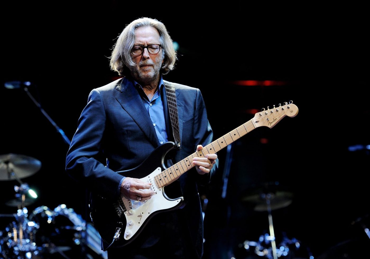 LONDON, ENGLAND - NOVEMBER 17: ***EXCLUSIVE*** Musician Eric Clapton performs at The Prince's Trust Rock Gala 2010 supported by Novae at the Royal Albert Hall on November 17, 2010 in London, England. (Photo by Ian Gavan/Getty Images)