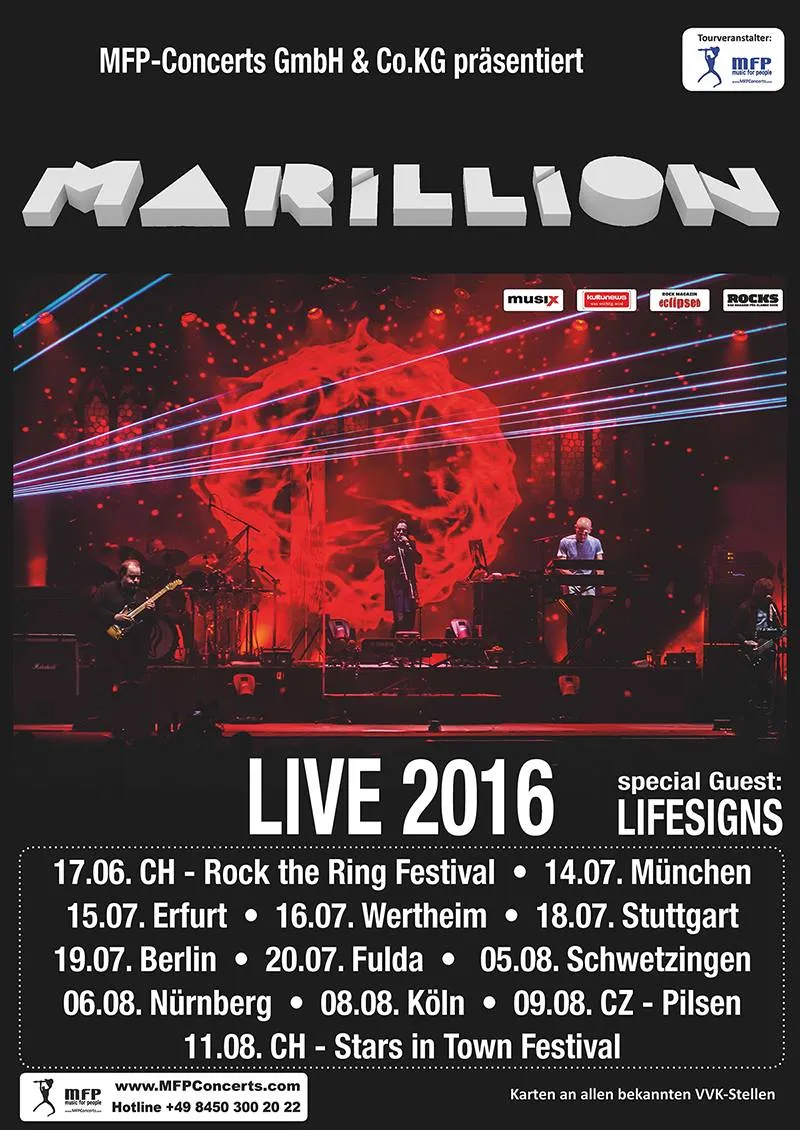 Marillion tour Marillion Tour