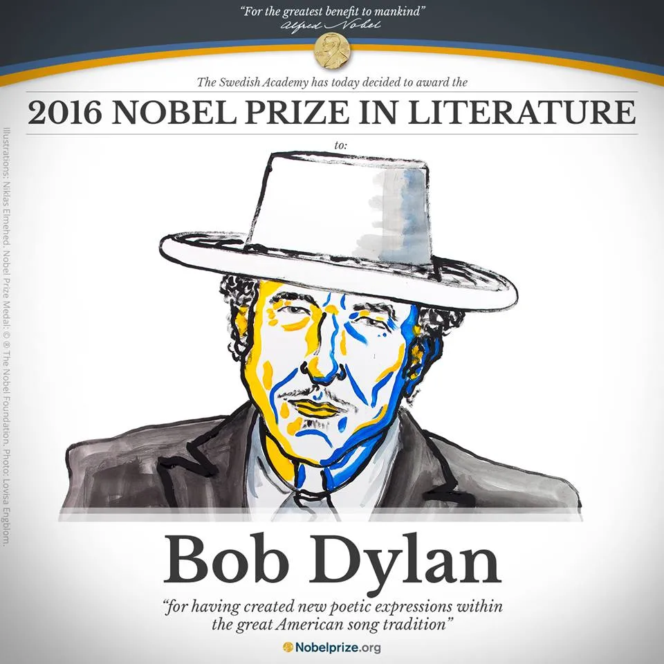 14680741 10153968659929103 6967842765167319668 n Bob Dylan спечели Нобеловата награда за литература за 2016 г., съобщи сайтът Nobelprize.org.