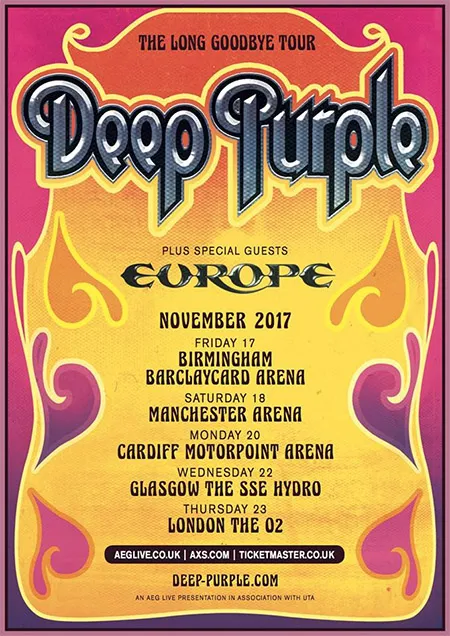 2017 Deep Purple 2017 Deep Purple