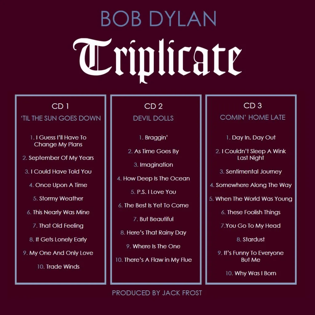 bob dylan triplicate track listing bob dylan triplicate track listing