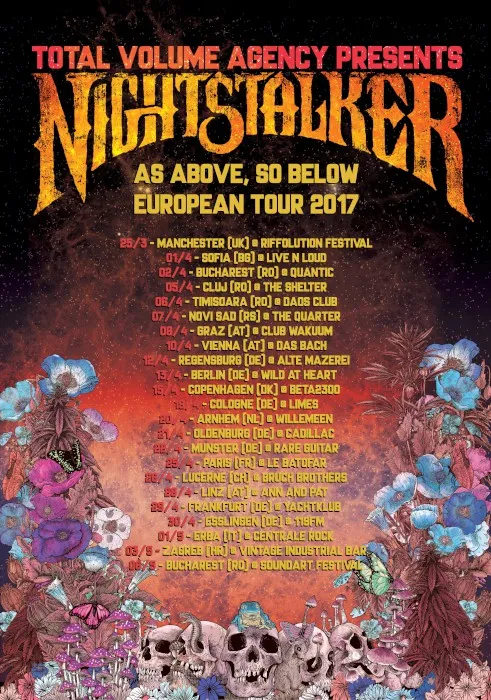 nightstalker european tour poster nightstalker european tour poster