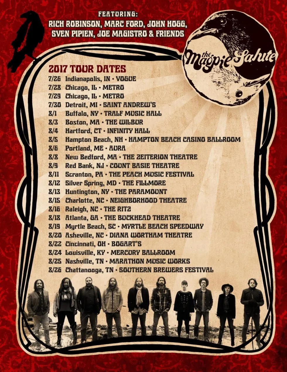 Magpie Salute July August Poster Magpie Salute July August Poster
