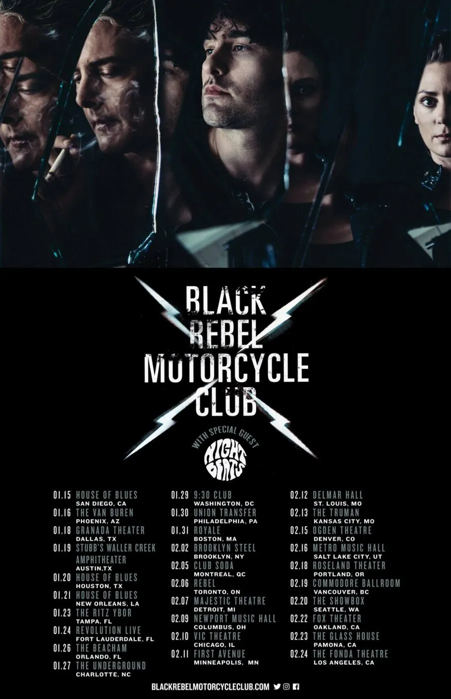 Black Rebel Motorcycle Club Tour Black Rebel Motorcycle Club Tour
