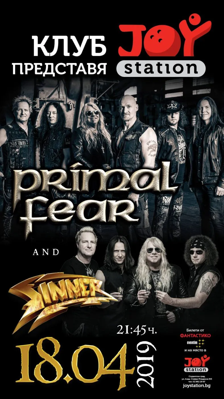 2019.04.18 Primal Fear Sinner 2019.04.18 Primal Fear Sinner