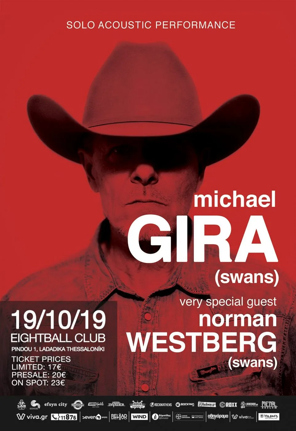 2019.10.19 Michael Gira Norman Westberg SWANS 2019.10.19 Michael Gira Norman Westberg SWANS