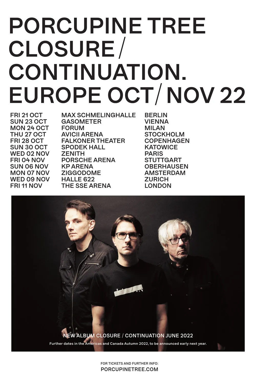 porcupine tree trour 2022 porcupine tree trour 2022