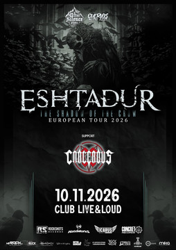 2026.11.10 eshtadur Плакат за Eshtadur на 10 ноември 2026 г. — Live & Loud, София.